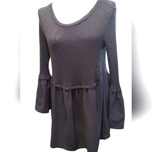 Altar'd State Blue Bell Sleeves Flowy Top